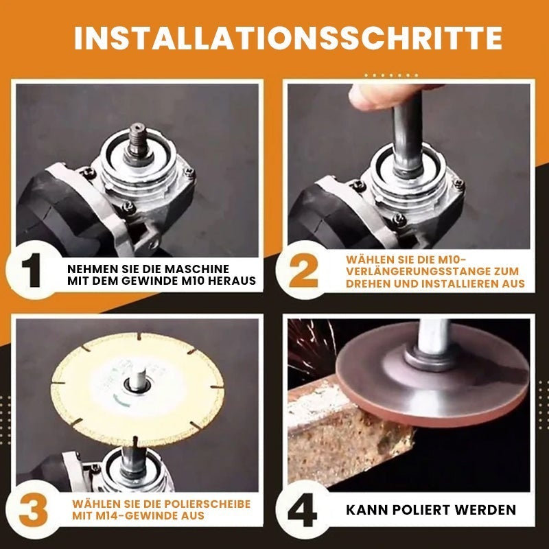 Verlängerungsstange für Winkelschleifer
