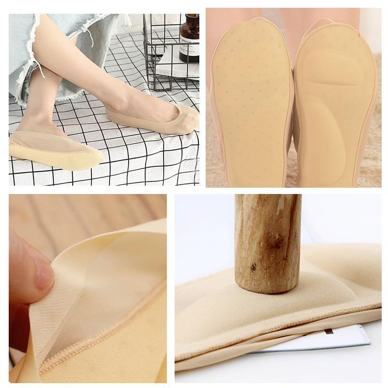 Nettjade™ 3D Fußmassage gepolsterte Lady Invisible Socken