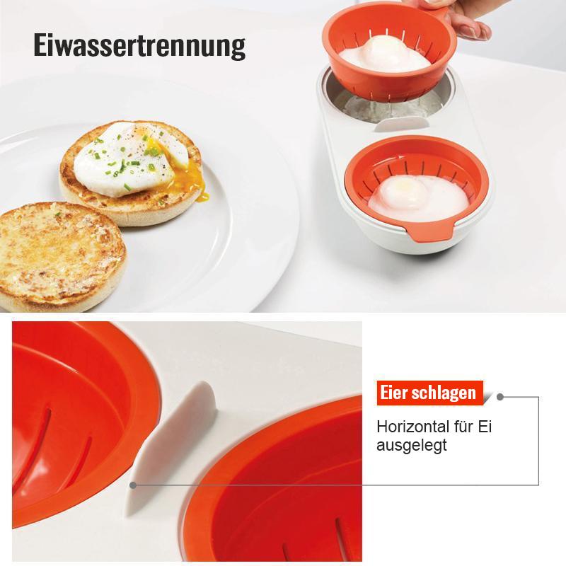 Nettjade™ Tragbarer Eierkocher für die Mikrowelle