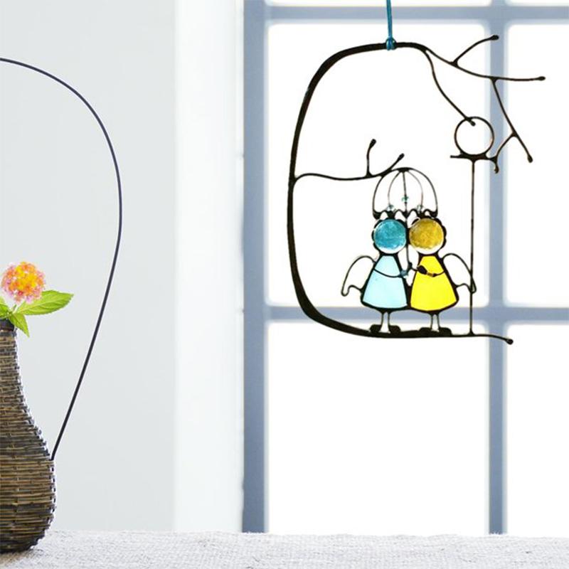 Nettjade™Buntglaskunst Fensterbehänge