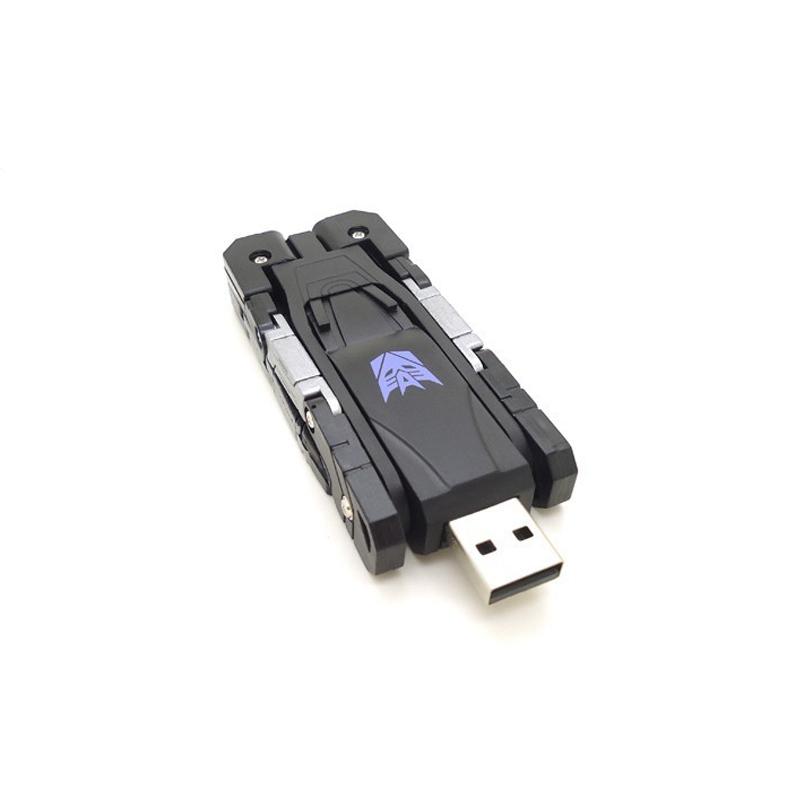 Nettjade™Einziehbarer mechanischer Blumengepard USB Flash Laufwerk