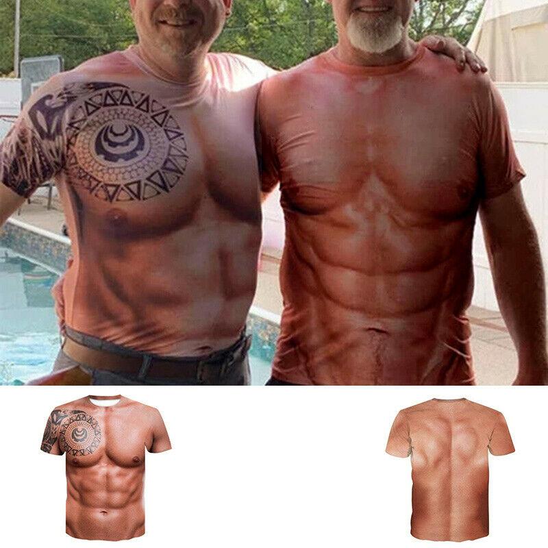 Muskel-Tattoo-T-Shirt