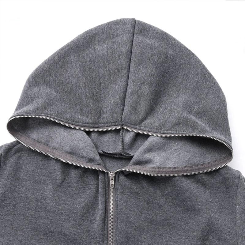 Nettjade™  Unisex Long Sleeve Hooded Long Coat