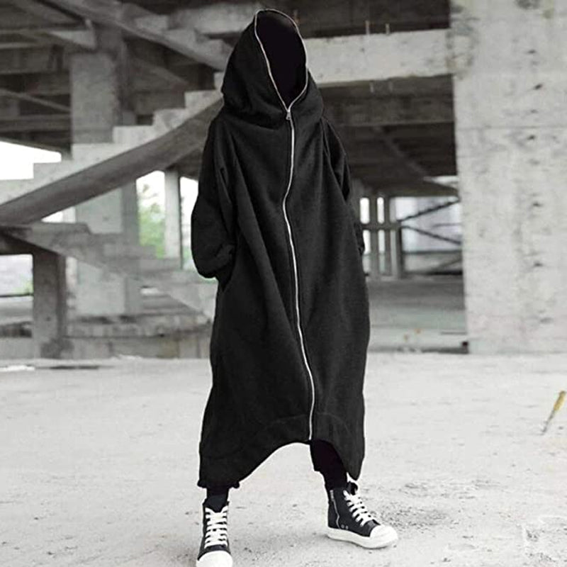 Nettjade™  Unisex Langarm-Kapuzenmantel