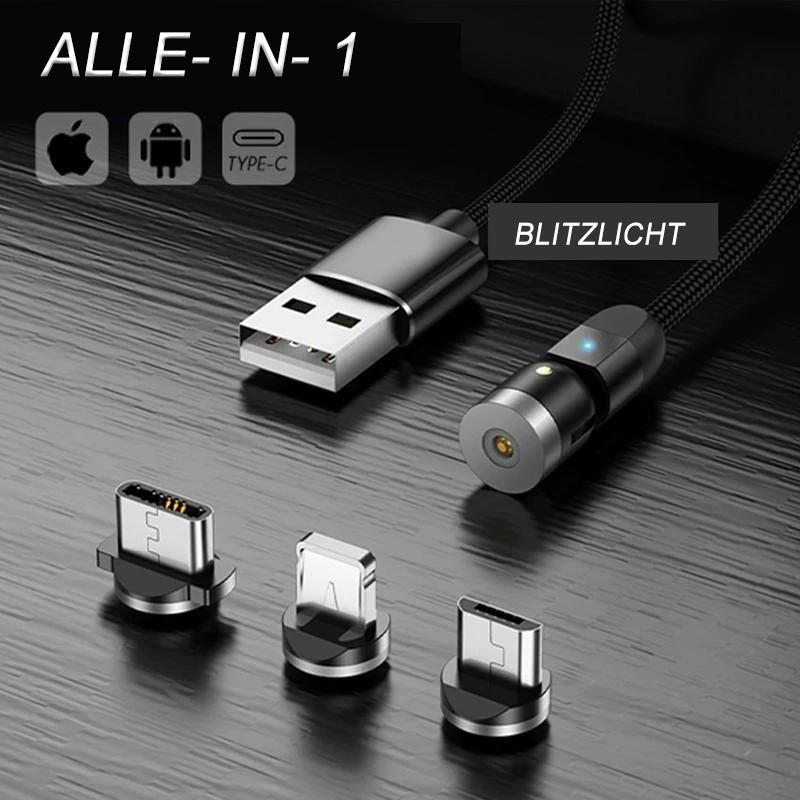 Nettjade™ 3-IN-1 DESIGN 360 ° Magnetkabel