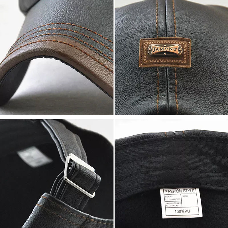 Neue Modische Lederkappe