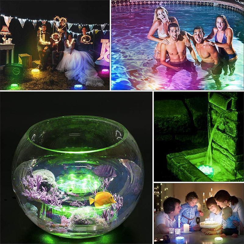 Nettjade™ LED-Tauchlicht mit Fernbedienung für den Pool