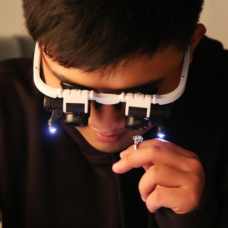 Nettjade™  LED Brille Lupe