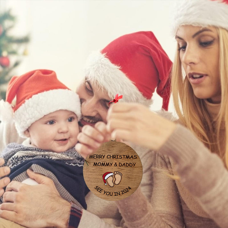 Christbaumschmuck „Wir sehen uns im Jahr 2024“