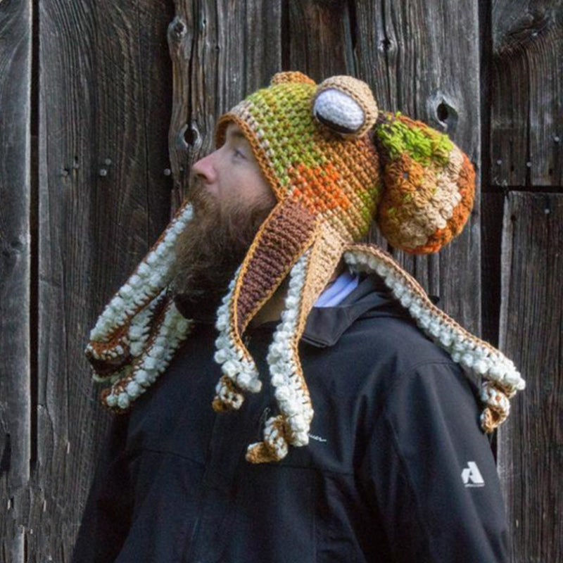 Nettjade™Warme Octopus-Mütze