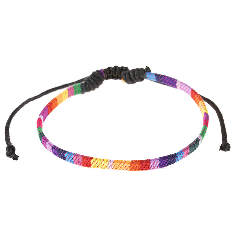 Nettjade™"Liebe ist Liebe" Regenbogen-Armband und Fußkettchen