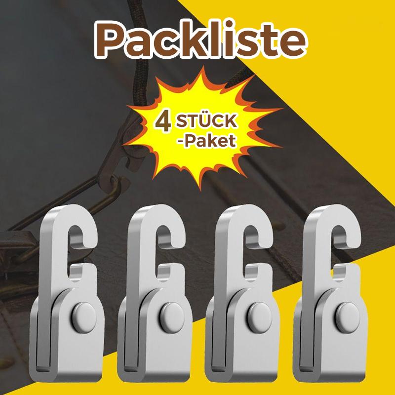 Zelt automatischer Verschlusshaken(4 Stück/Packung)