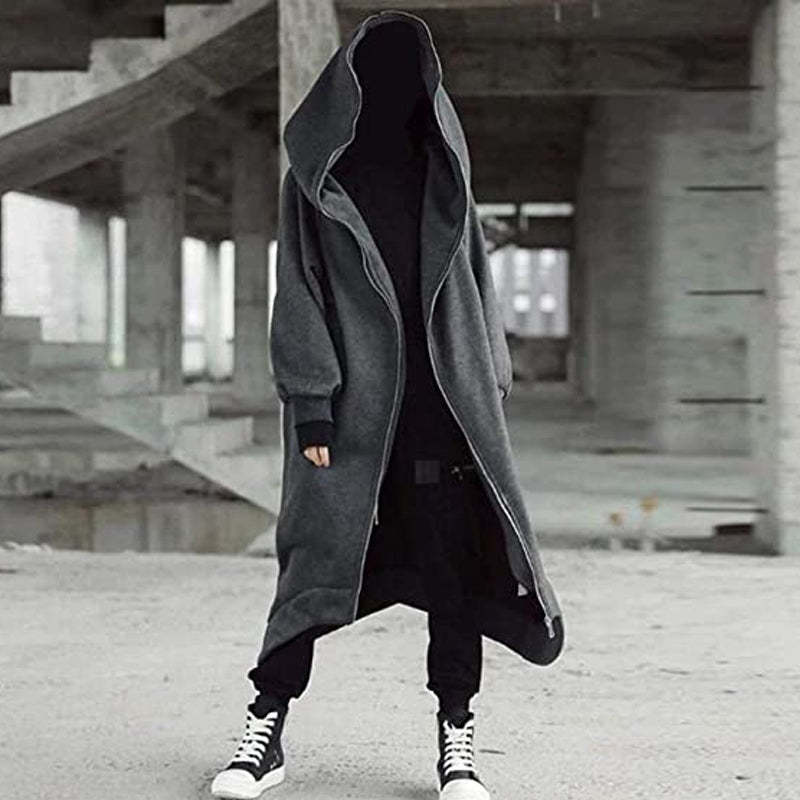 Nettjade™  Unisex Langarm-Kapuzenmantel