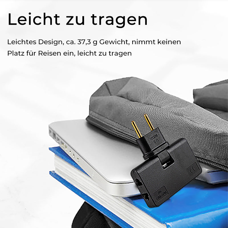 Vorverkauf-😮3 in 1 drehbarer Steckdosenkonverter