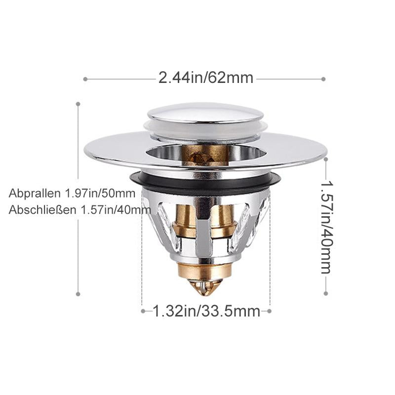Nettjade™Universeller Edelstahl-Aufklappfilter
