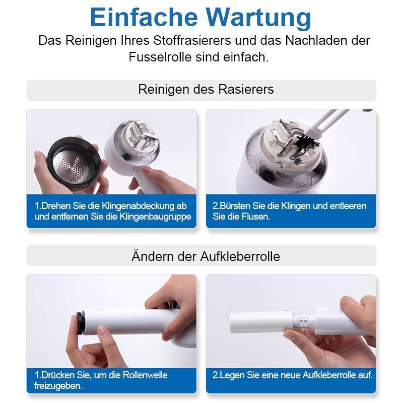 Nettjade™  2-in-1-Defuzzer Mit Fusselrollen Klebrig