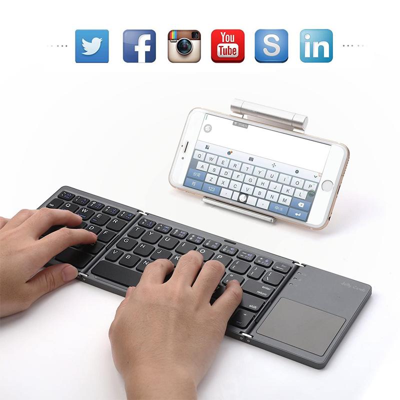 Nettjade™  Drahtlose faltbare Bluetooth-Tastatur