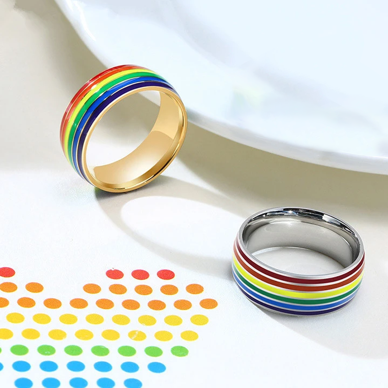 Nettjade™TITAN Regenbogen Ring