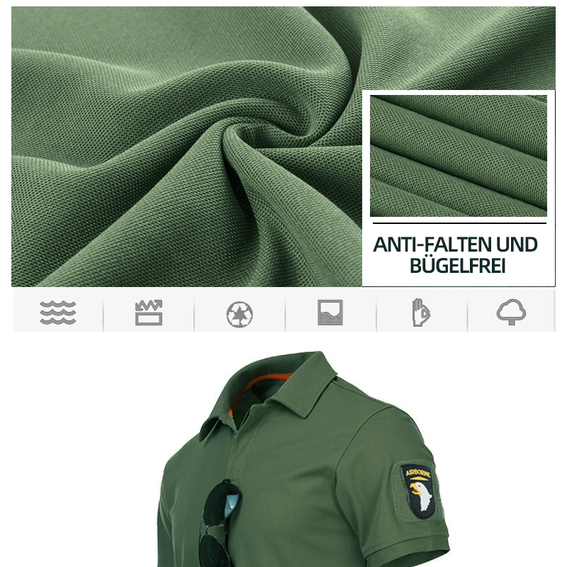 Nettjade™ 2022 Schnelles trockenes Poloshirt der Männer im Freien