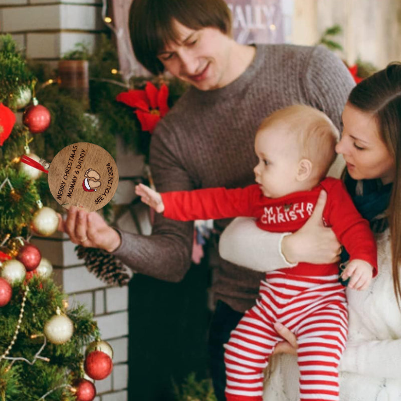 Christbaumschmuck „Wir sehen uns im Jahr 2024“