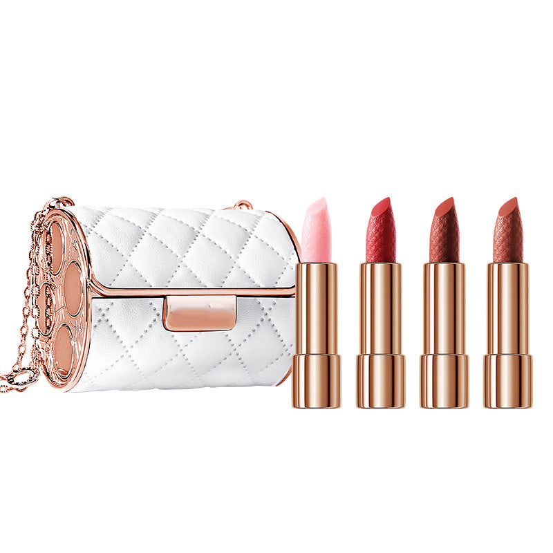 Luxus-Lippenstift-Set in modischer Tasche