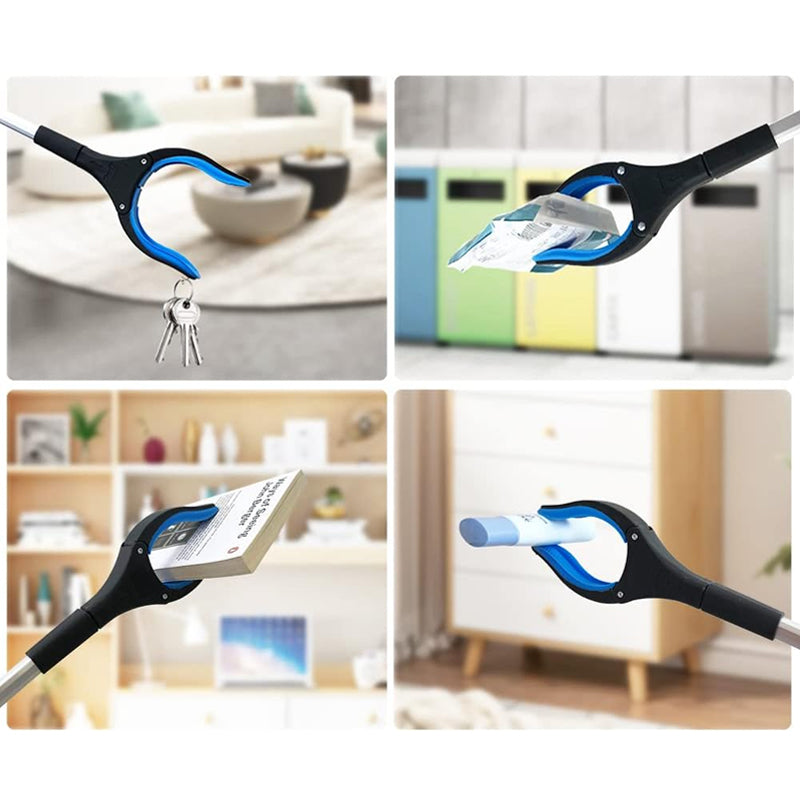Zusammenklappbarer Greifer mit 360° drehbarem Clip