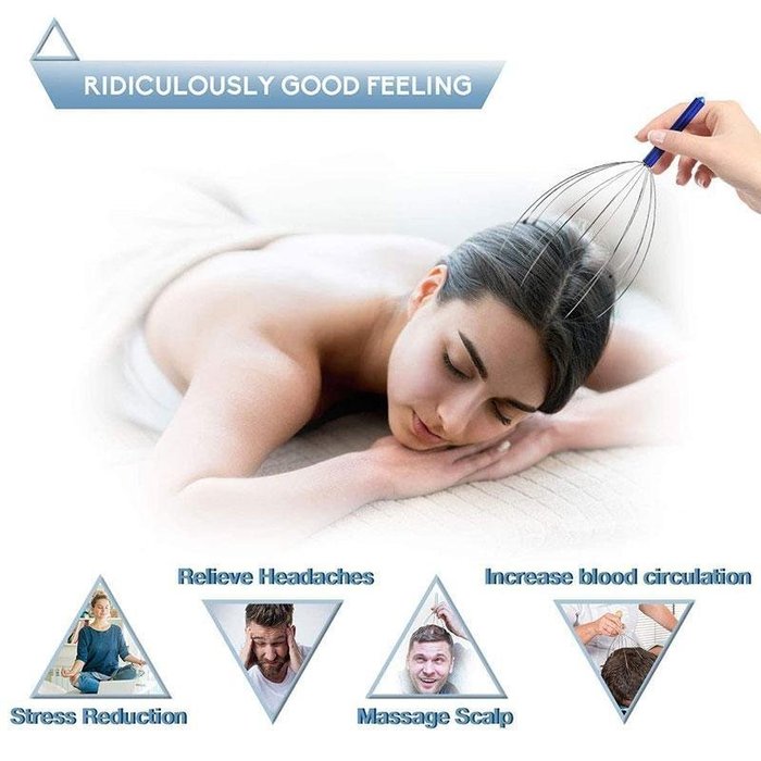 Nettjade™  Handhaltendes Kopfmassagegerät