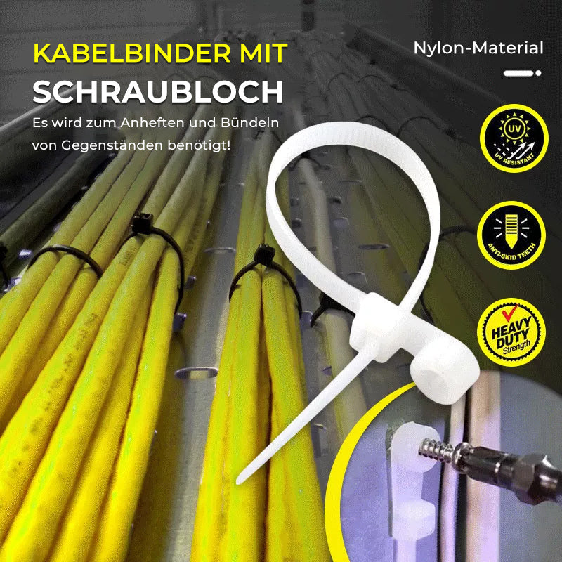 Kabelbinder Mit Schraubloch