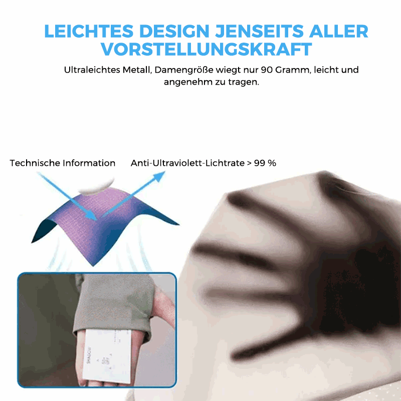 Leichter Sonnenschutz-Hoodie im Freien