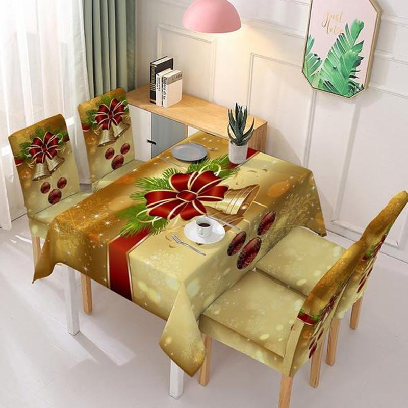 Nettjade™  (🎅Vorzeitiger Weihnachtsverkauf - Sparen Sie 50% RABATT🎅) Weihnachten Tischdecke Stuhlbezug Dekoration