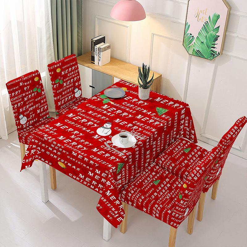 Nettjade™  (🎅Vorzeitiger Weihnachtsverkauf - Sparen Sie 50% RABATT🎅) Weihnachten Tischdecke Stuhlbezug Dekoration