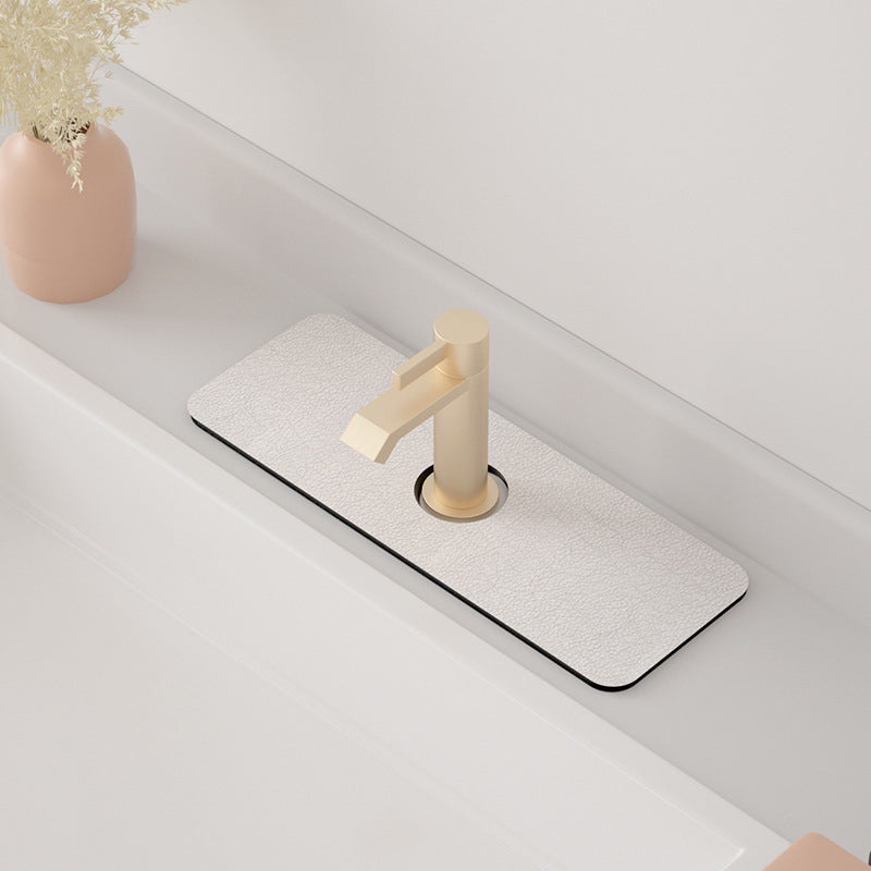 Absorbierende Matte für Wasserhähne aus Kieselgur