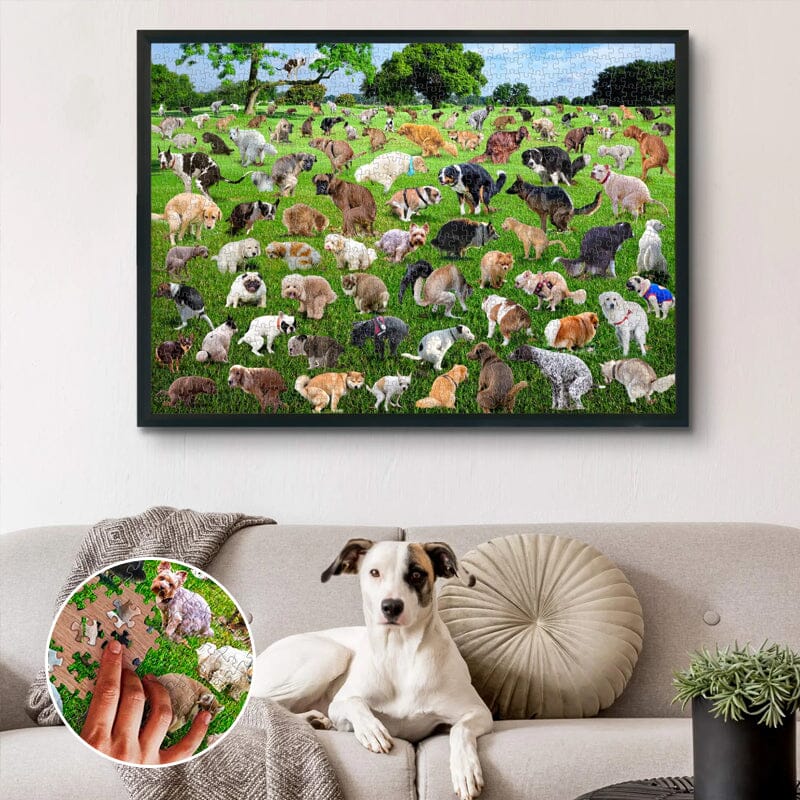 Poop-Hunde Puzzle 1000 Stück